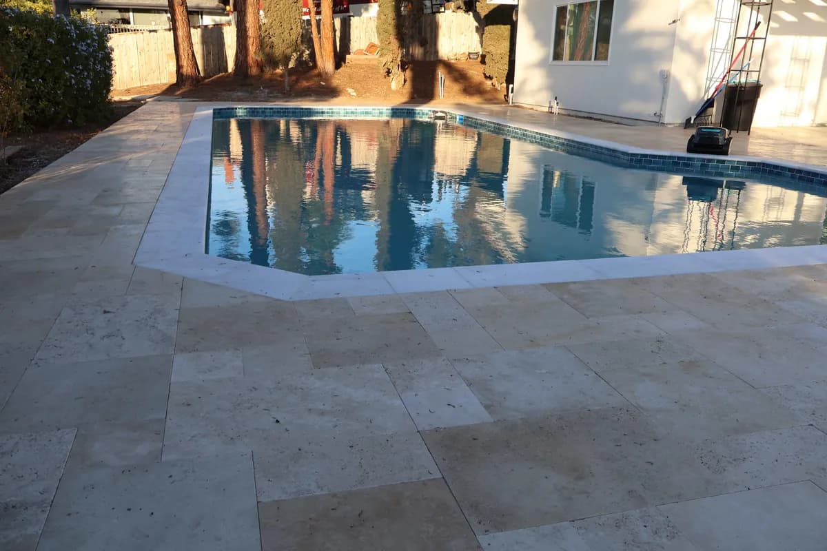 Paver installation for a patio in San Diego