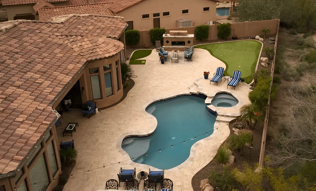Luxury pool and spa remodel San Diego County